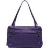 Bottega Veneta Pre-Owned - Borsa a spalla Intrecciato in nappa con tripla zip 2012-2024 - Donna - nappa - Taglia unica - Viola