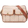 Celine Pre-Owned - Borsa a tracolla in tela Macadam 2010 - Donna - pelle di vitello/tela - Taglia unica - Marrone