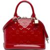 Louis Vuitton Pre-Owned - Borsa a tracolla Alma BB in pelle Vernis con monogramma 2013 - Donna - pelle - Taglia unica - Rosso