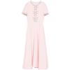 Valentino Garavani Pre-Owned - Abito con cristalli e fiocchi - Donna - seta/seta/poliestere/lana vergine - 38 - Rosa