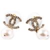 CHANEL Pre-Owned - Orecchini con perle sintetiche anni 2000 - Donna - metallo - Taglia unica - Oro