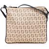 Fendi Pre-Owned - Borsa a tracolla in tela con motivo Zucchino 2000-2010 - Donna - tela/pelle di vitello - Taglia unica - Marrone