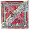 Hermès Pre-Owned - Foulard Brides et Gris-Gris in seta 2000-2025 - Donna - seta - Taglia unica - Rosso
