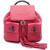 Gucci Pre-Owned - Zaino in pelle e bambù con nappa 2000-2015 - unisex - pelle di vitello - Taglia unica - Rosso