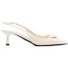 Prada Pre-Owned - Pumps in pelle lucida con cinturino posteriore 55mm - Donna - pelle/pelle lucida/pelle - 36 - Bianco