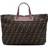 Fendi Pre-Owned - Borsa tote in tela con motivo Zucca XX secolo - Donna - tela/pelle di vitello - Taglia unica - Marrone