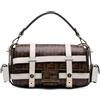 Fendi Pre-Owned - Borsa a tracolla Cage Baguette lucida in tessuto con motivo Zucca 2010-2025 - Donna - tessuto/pelle di vitello - Taglia unica -