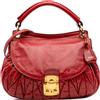 Miu Miu Pre-Owned - Borsa a tracolla Coffer in nappa matelassé 2010-2025 - Donna - nappa - Taglia unica - Rosso