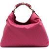 Gucci Pre-Owned - Borsa passepartout Horsebit grande in tela GG 2000-2015 - Donna - tela/pelle - Taglia unica - Rosa