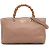 Gucci Pre-Owned - Borsa shopper media in pelle di vitello e bambù 2016-2025 - Donna - pelle di vitello/bamboo - Taglia unica - Marrone