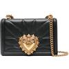 Dolce & Gabbana Pre-Owned - Borsa a spalla Devotion media - Donna - pelle di agnello - Taglia unica - Nero