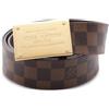 Louis Vuitton Pre-Owned - Cintura Damier Èbene 2017 - Uomo - PVC - 110 - Marrone