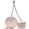 CHANEL Pre-Owned - Custodia Per AirPods Trapuntata 2024 - Donna - pelle di agnello - Taglia unica - Oro