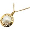 CHANEL Pre-Owned - Collana placcata oro e pendente con perle sintetiche 1970-1980 - Donna - placcatura in oro/Other - Taglia unica - Bianco