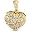 LB Exclusive - Pendente Heart in oro giallo 18 carati con diamanti - Donna - diamanti/oro giallo 18kt - Taglia unica