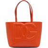 Dolce & Gabbana Pre-Owned - Borsa shopper piccola in pelle di vitello con logo DG 2021-2025 - Donna - pelle di vitello - Taglia unica - Arancione