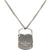 Louis Vuitton Pre-Owned - Collana Costume con monogramma Eclipse 2019 - unisex - ottone/tela - Taglia unica - Nero