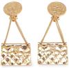 CHANEL Pre-Owned - Orecchini pendenti placcati in oro con chiusura a clip 1980-1990 - Donna - placcatura in oro - Taglia unica