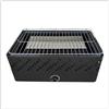BBQ Barbecue carbone rettangolare portatile senza fumo griglia 45x27 con ventola col. nero / 211974