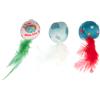 TIAKI Palline natalizie per gatti TIAKI - set da 3 pz