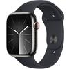 Apple Watch Series 8 (2022) 41mm, Acciaio inossidabile, Grafite - GPS + Cellular - Eccellente