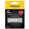 Intenso Pen drive 256GB Intenso Jet Line Alluminio Usb 3.2 Gen 1x1 Argento [3541492]