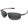 Maui Jim Hookipa Xlarge 456-02 | Occhiali da Sole Graduati o Non Graduati | Prova Online | Plastica | Quadrati | Nero | Adrialenti