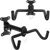 Maclean Supporto a parete per bicicletta, orizzontale, acciaio, carico massimo 30 kg, MC-484, 2 pezzi
