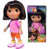 Dora l'Esploratrice, Bambola Canta ed Esplora con Musica, Effetti Sonori, Frasi Bilingue, Abiti e Accessori per Bambole, Giocattoli per Bambine e Bambini, 3+ Anni