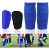 NQEUEPN 1 Paio Parastinchi da Calcio e 1 Paio Maniche per Calzini da Calcio con Tasche a Bustina, Mini Parastinchi Copricalzini da Calcio Attrezzatura da Calcio per Bambini Adolescenti Adulti (Blu)