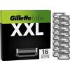 GilletteLabs LametteDi Ricambio Per Rasoio Da Uomo, Confezione Da 16, Compatibili Con GilletteLabs Con Barra Esfoliante E Heated Razor