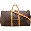 Louis Vuitton Pre-Owned - Borsa da viaggio Keepall Bandouliere 60 con monogramma 2003 - unisex - pelle/tela - Taglia unica - Marrone
