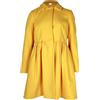 Red Valentino Vintage - Cappotto corto con fiocco - Donna - lana/poliestere - 44 - Giallo