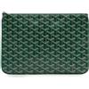 Goyard Pre-Owned - Clutch Senat MM in tela Goyardine 2018 - Donna - tessuto - Taglia unica - Verde