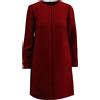 Valentino Garavani Pre-Owned - Abito a maniche lunghe - Donna - Misto lana - M - Rosso