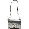 Proenza Schouler - Borsa a spalla PS1 mini - Donna - tela/pelle verniciata - Taglia unica - Argento