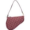 Christian Dior Pre-Owned - Borsa a spalla Diorissimo Saddle mini in tela 2002 - Donna - tela/pelle di vitello - Taglia unica - Rosso