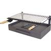 EL ZORRO Imex El Zorro 71409 - Cassetto per barbecue con griglia inox, 68 x 40 x 26 cm