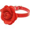 Croci Collare per Cane Red Rose M