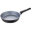 San Ignacio Bistro Grey - Panna da 32 cm - Fatto in alluminio fuso - interno in acciaio quandio - punto di induzione esterno opaco -punto - mango nero tocco morbido