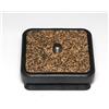 Cullmann, PX658, piastra con connettore a vite, per cavalletto Primax 350, 370M, 380, 390, di colore nero e sughero