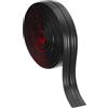 PATIKIL Paraspigoli Muro 40mm x 3 Metri Protezione per Angoli Parete Autoadesiva Modanature per Pareti Flessibile per Interni Esterni Controsoffitti Piani Lavoro, Nero