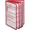 DURABLE PACK 5 pannelli SHERPA ROSSO x LEGGII VARIO DURABLE