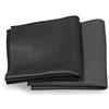 CLUB4BRANDS Ritagli di Pelle - Resti di Cuoio Nero, Scampoli di Pellame, Grandi Dimensioni, Alta Qualità, Ideale per Borse, Scarpe, Riparazioni, Decorazioni, Artigianato, 1 kg, Formato A6