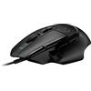Logitech G G502 X Mouse Gaming Cablato - Switch Principali Ottico-Meccanici Ibridi LIGHTFORCE, Sensore per Gaming HERO 25K, Compatibile con PC - macOS/Windows - Nero