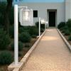 Paletto da Giardino Bianco a Lanterna 80cm Base E27 IP54 - Serie NEXUS