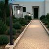 Paletto da Giardino Nero a Lanterna 80cm Base E27 IP54 - Serie NEXUS