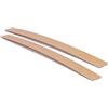 doghe viglietti 10 Listelli Curvati in Legno di Faggio - Ricambio per Doga - 6,7 X 79 X 0,8 Cm