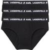 Karl Lagerfeld Uomo Logo Briefs Set (3 Pack) Black M