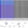 Znnhnn 24 Refill per Penna Gel Cancellabile,compatibili con Legami,(12 Blu, 12 Nero),Altezza 13 cm,Inchiostro Termosensibile, Punta 0,7 mm,Per la scuola e la vita di tutti i giorni